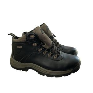Work Outdoors Comfy Rugged Sole Waterproof Leather Trail Hiking Boot Men 9 Black